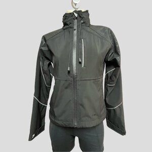 Fila Black Soft Shell Rain Jacket